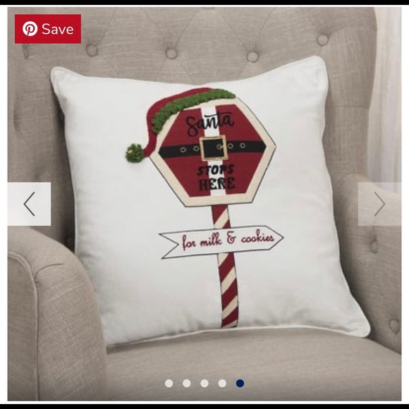 NWT Pier1 Santa Stop Sign Cover With Pillow Added - Picture 5 of 8
